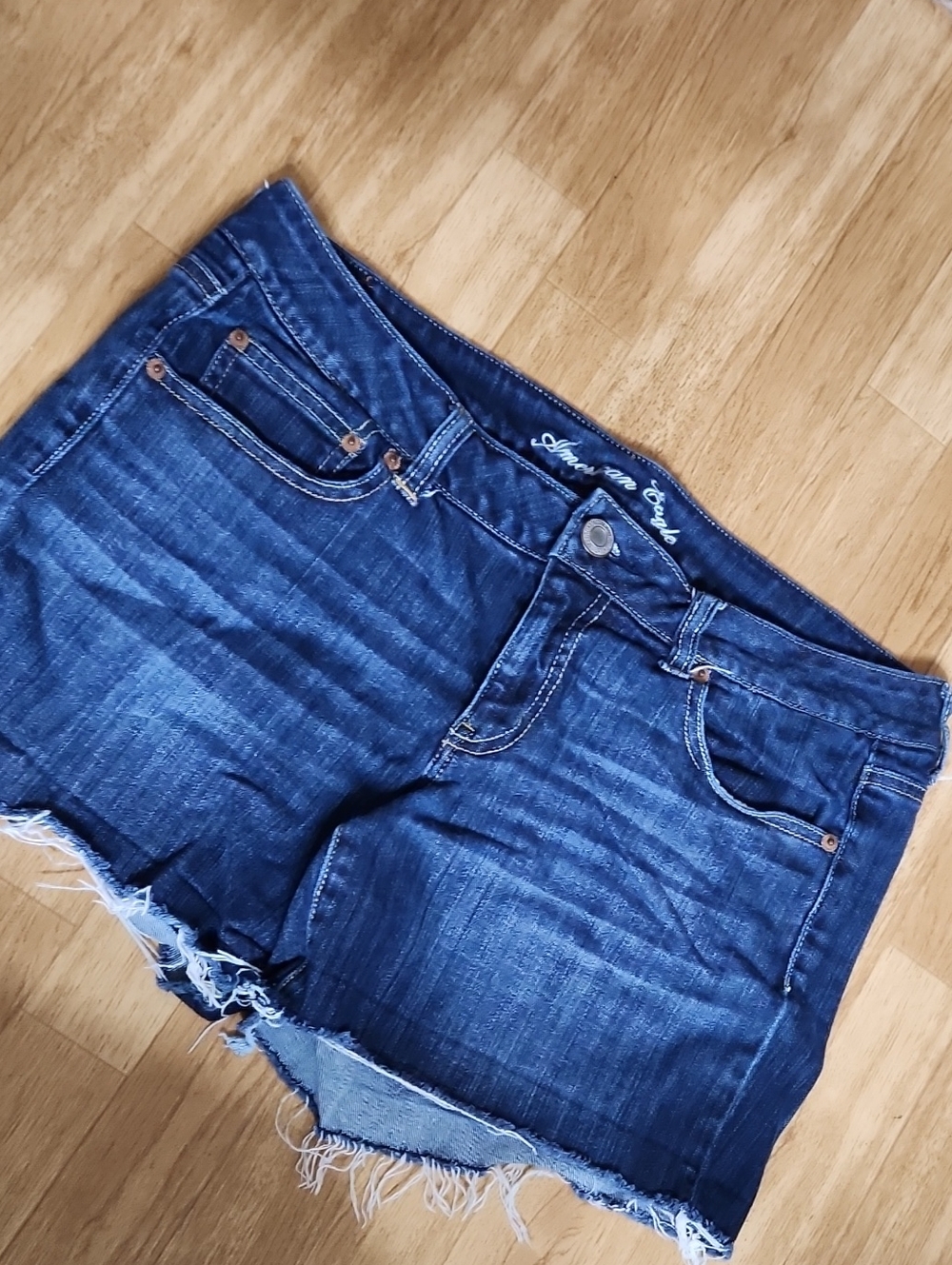 Vtg Womens Dark Wash Cutoff Shorts